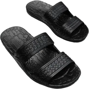 Hawaii Brown and Black Jesus sandals (Small Kid/Big Kid)