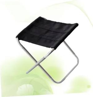 Hemoton Portable Lightweight Folding Fishing Chair Middle Oxford Cloth Outdoor Chair for Camping Picnics and More Durable Easy to Clean Breathable Design