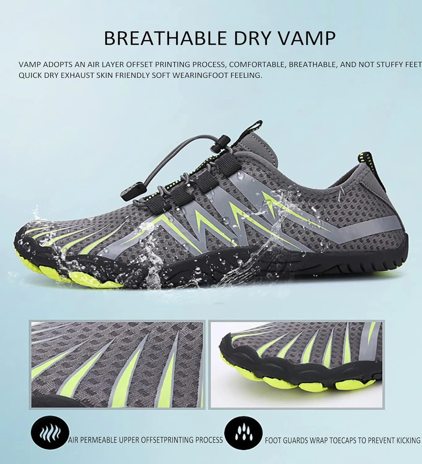 Hrtesus Grounding Shoes with Copper, Skin Pro Barefoot Shoes Allround, Grounded Earthing Footwear Copper for Men Women
