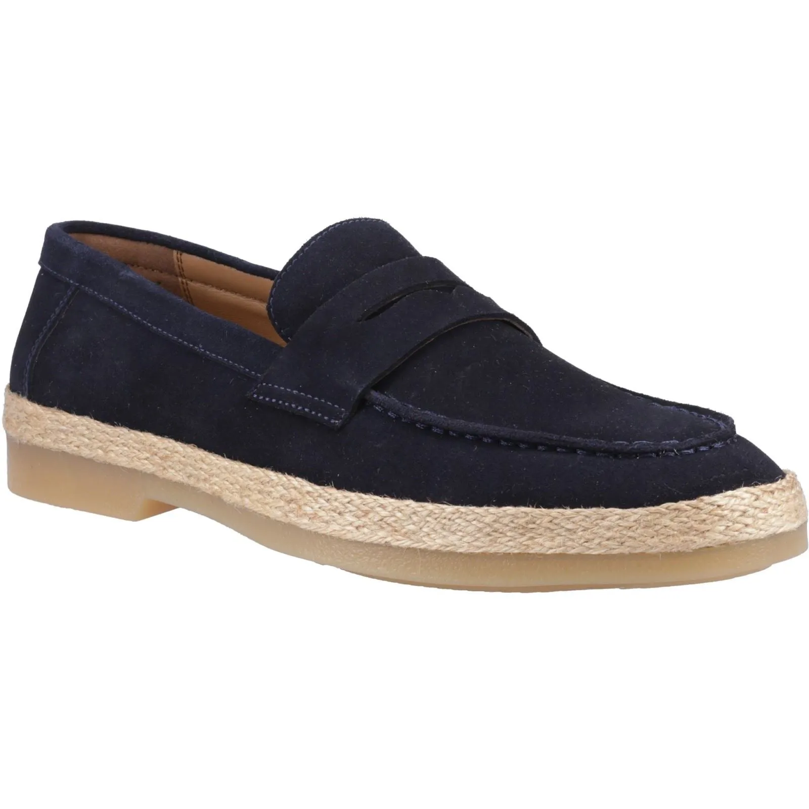 Hush Puppies Laurence Suede Men's Navy Loafers