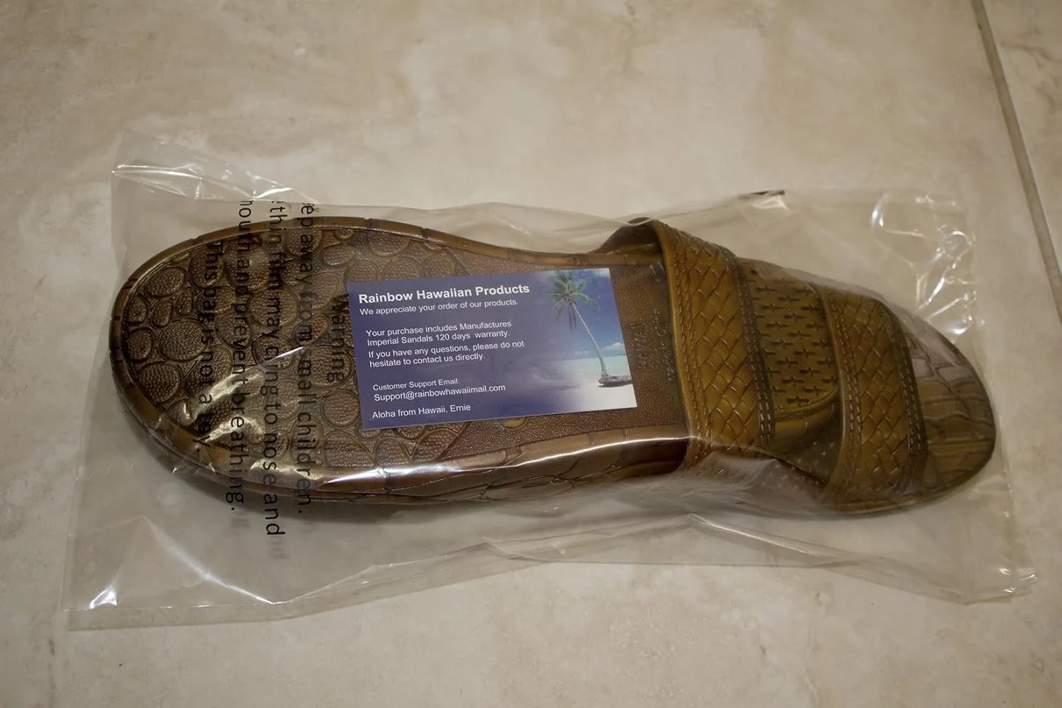 IMPERIAL SANDALS HAWAII Women Double Strap Jesus Style Hawaii Sandals, Unisex Sandal for Women Men and Teens
