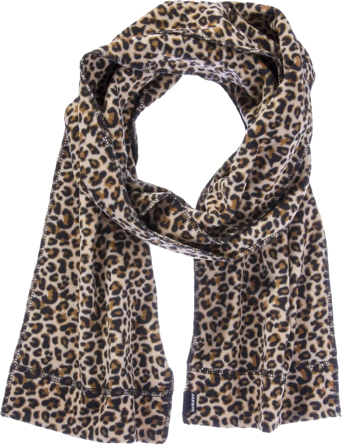 isotoner Womens Water Repellent Soft Stretch Fleece Scarf