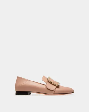 Janelle Leather Loafers In Pink