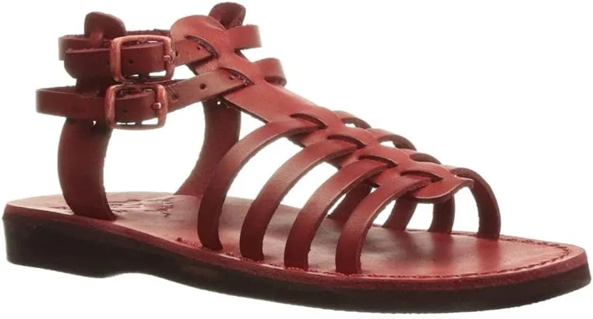 Jerusalem Sandals Leah - Leather Gladiator Sandal - Womens Sandals