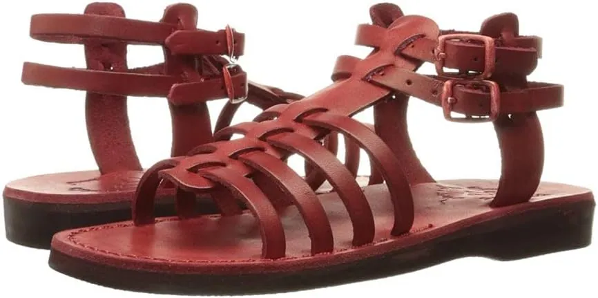 Jerusalem Sandals Leah - Leather Gladiator Sandal - Womens Sandals