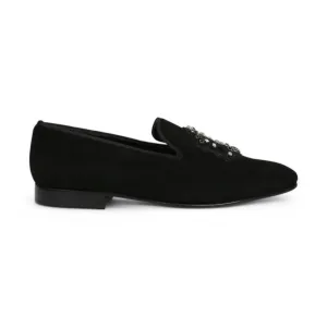 John Richmond 15787 Men's Shoes Suede Leather Slip-On Loafer (JR1010)