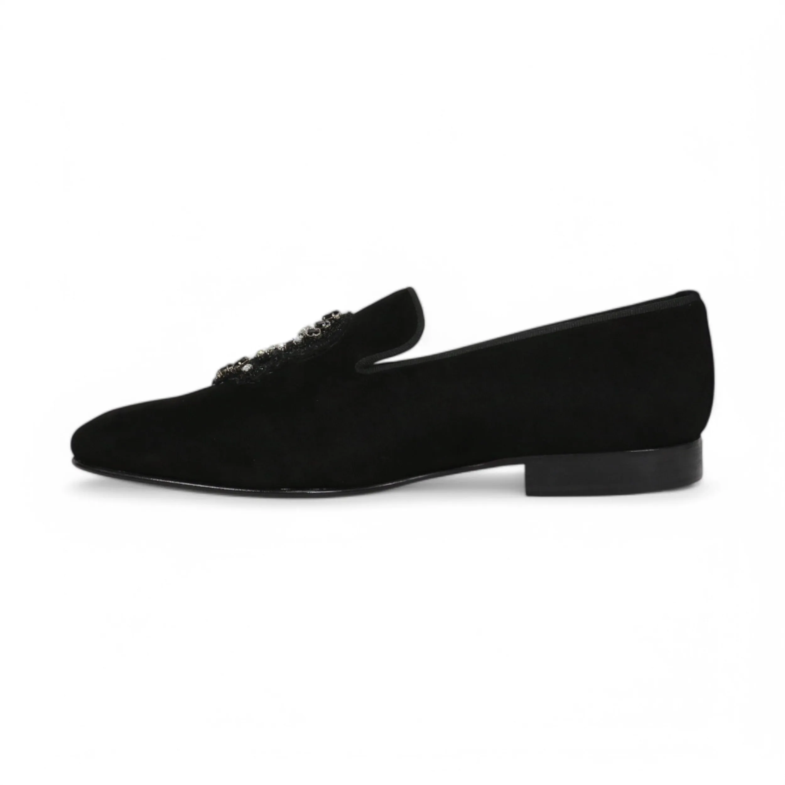 John Richmond 15787 Men's Shoes Suede Leather Slip-On Loafer (JR1010)
