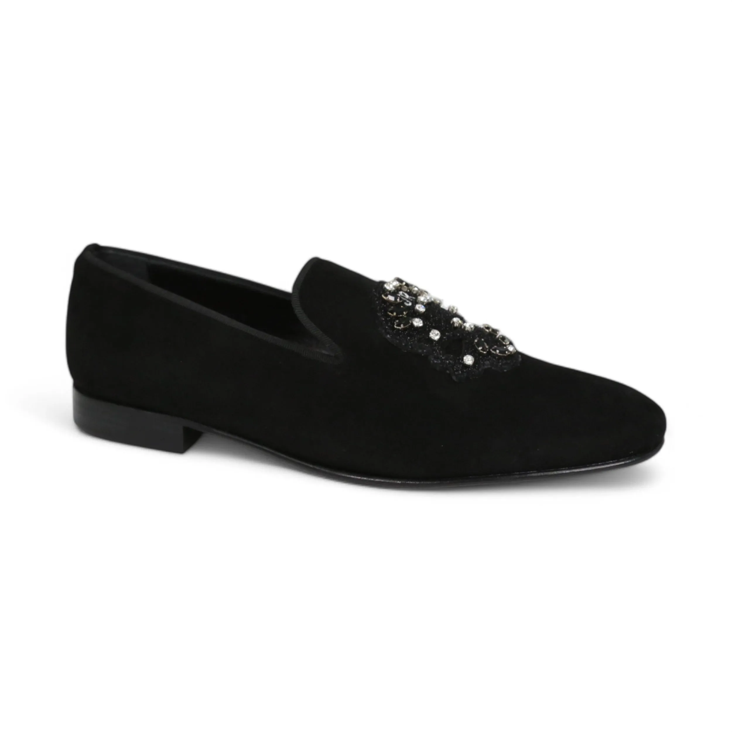 John Richmond 15787 Men's Shoes Suede Leather Slip-On Loafer (JR1010)