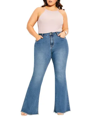 Juliette Classic Flare Jean | Light Wash