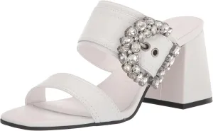 KARL LAGERFELD womens Sylvie Ornamented Dress Sandal