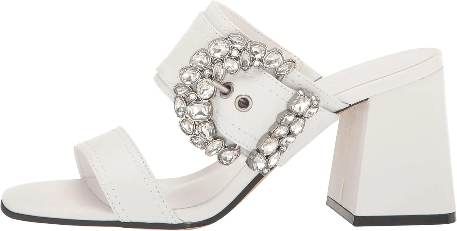 KARL LAGERFELD womens Sylvie Ornamented Dress Sandal