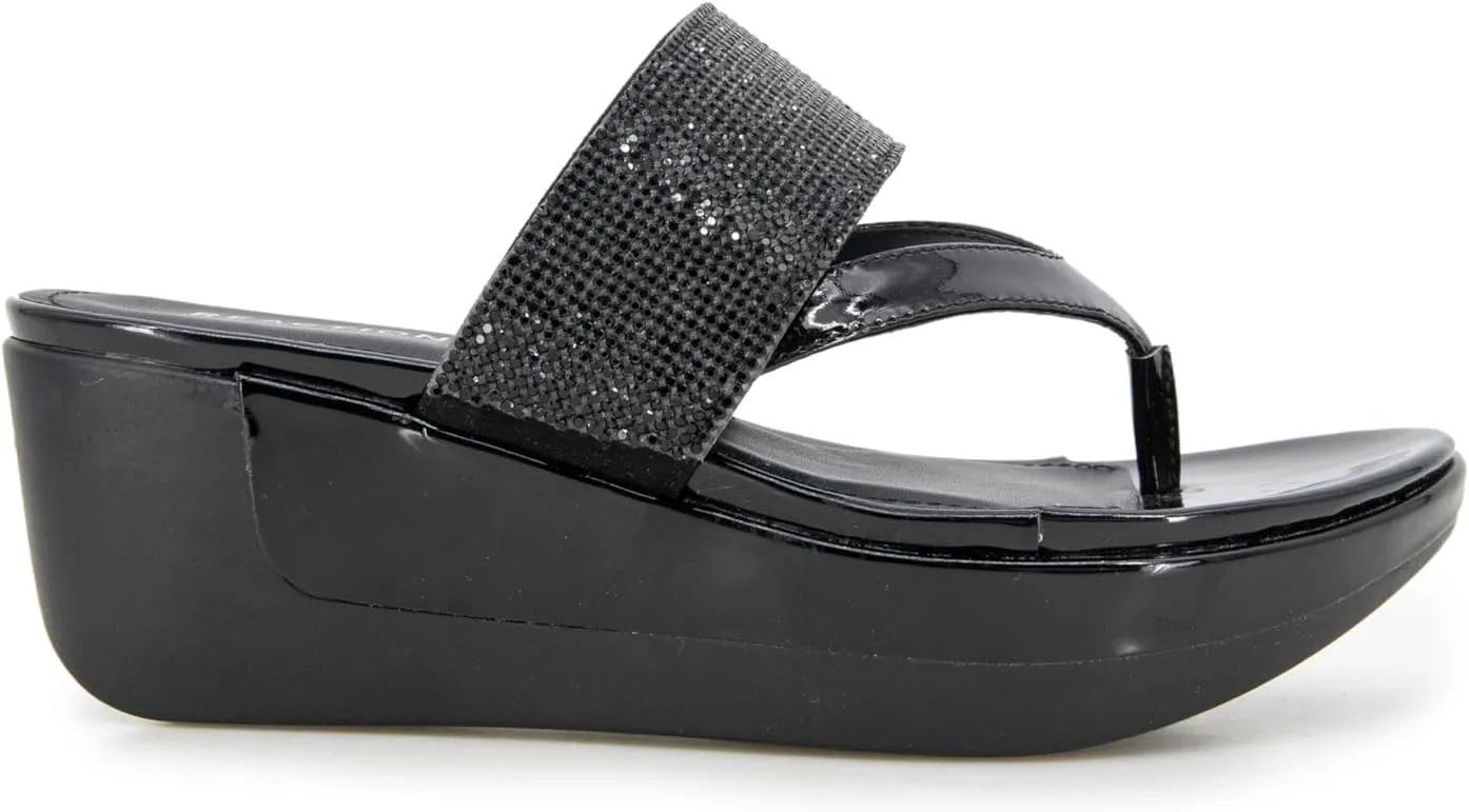 Kenneth Cole REACTION Women's Pepea Cross Jwl Wedge Sandal
