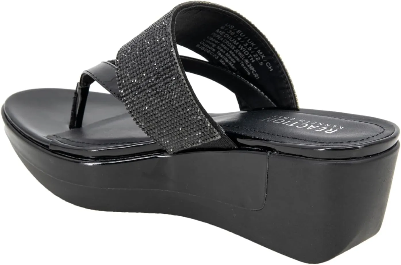 Kenneth Cole REACTION Women's Pepea Cross Jwl Wedge Sandal