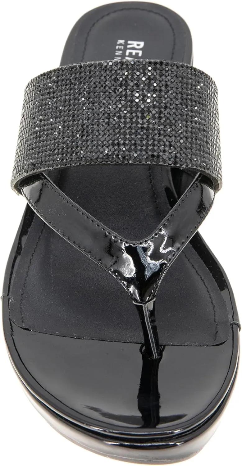 Kenneth Cole REACTION Women's Pepea Cross Jwl Wedge Sandal