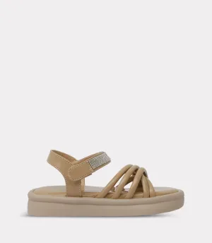 KG0225-BEIGE-Girl Sandal