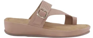 Khadim's Women Beige Wedges Sandal