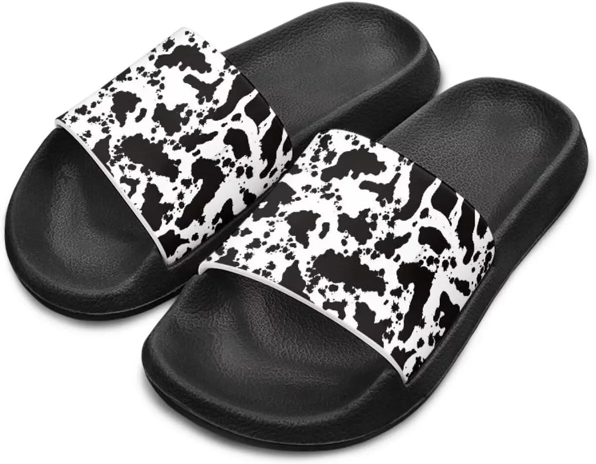 Kid's Beach Slippers, Ultra Soft Cushion Flat Slippers Sandals Non Slip Quick Drying House Slides Shower Sandals