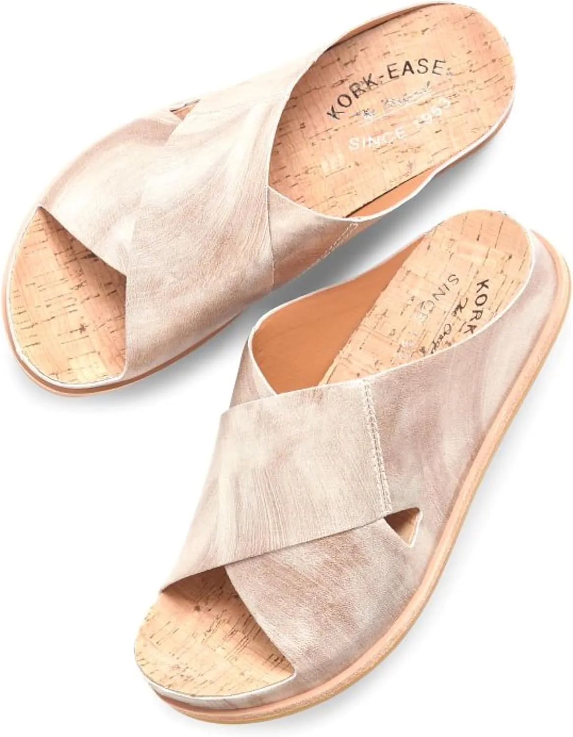 KORK-EASE Tutsi Cross-Band Women's Slip-On Sandal - Stylish Design with Ultra-Plush Comfort and Patented 2.0 Technology
