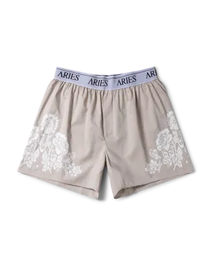 Lace Print Boxer Shorts
