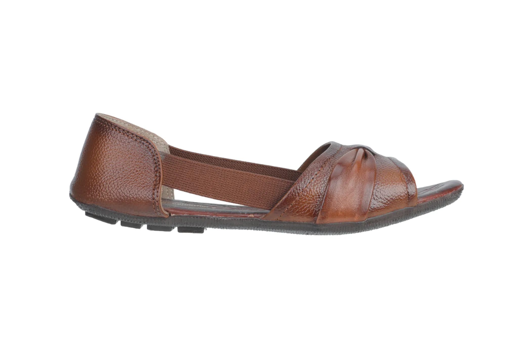 LADIES FLAT LEATHER SANDAL 999532