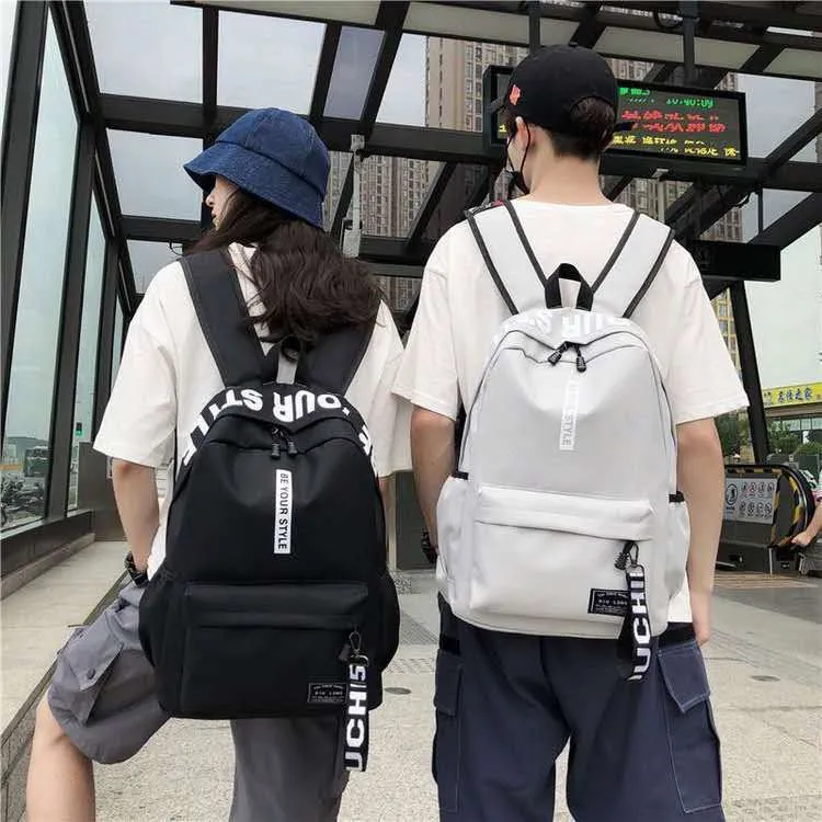 Large Capacity Junior High Fashion Fresh Backpacks