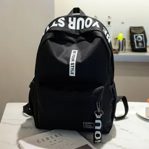 Large Capacity Junior High Fashion Fresh Backpacks