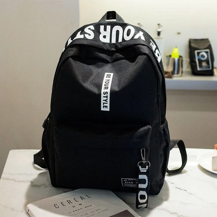 Large Capacity Junior High Fashion Fresh Backpacks