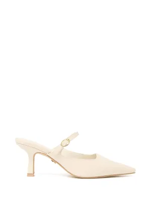Leandra Instep Strap Mule Heel