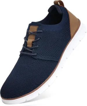 LEZTA Men's Casual Dress Shoes Sneakers Business Lightweight Oxfords Arch Support Walking