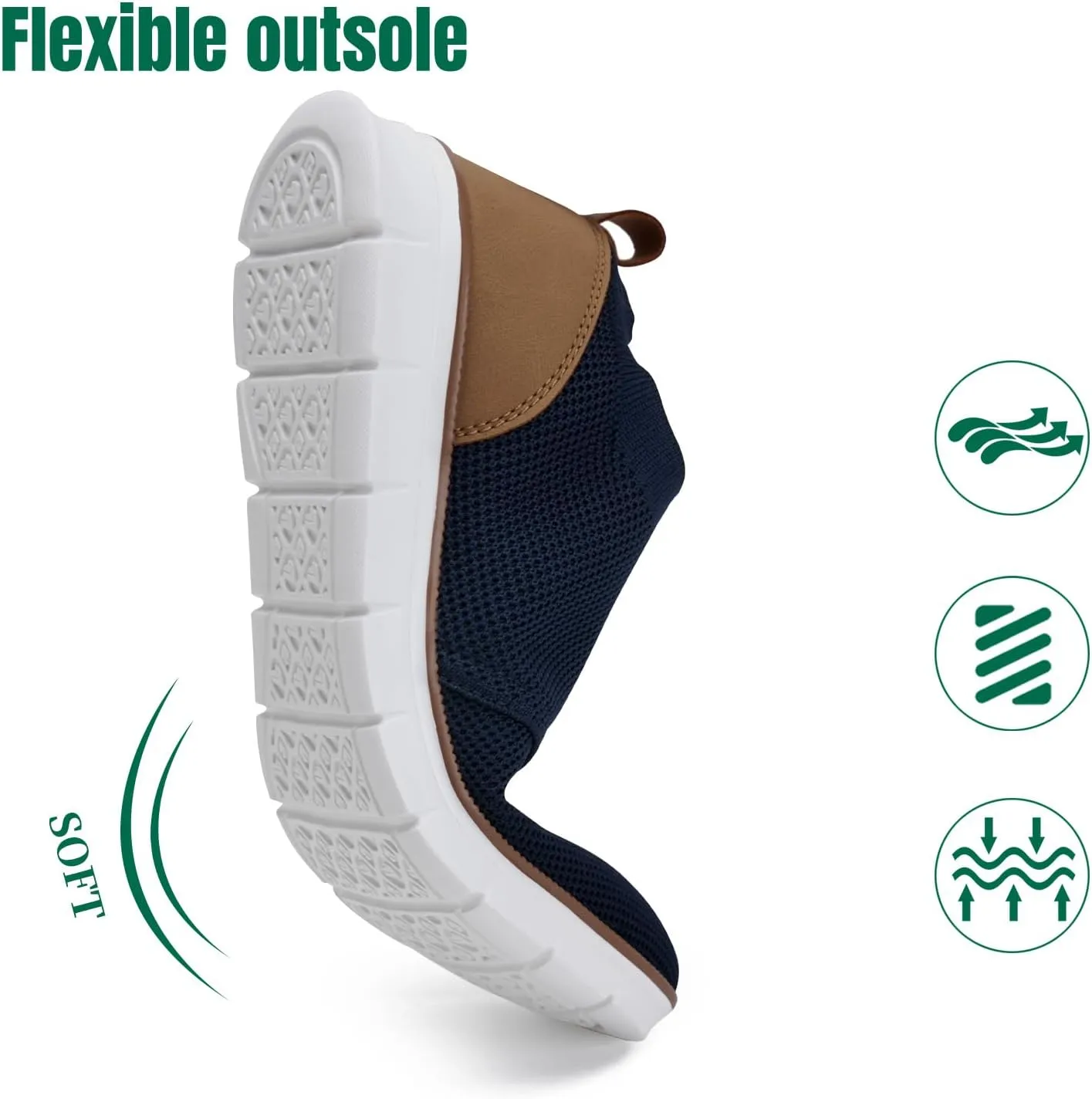 LEZTA Men's Casual Dress Shoes Sneakers Business Lightweight Oxfords Arch Support Walking