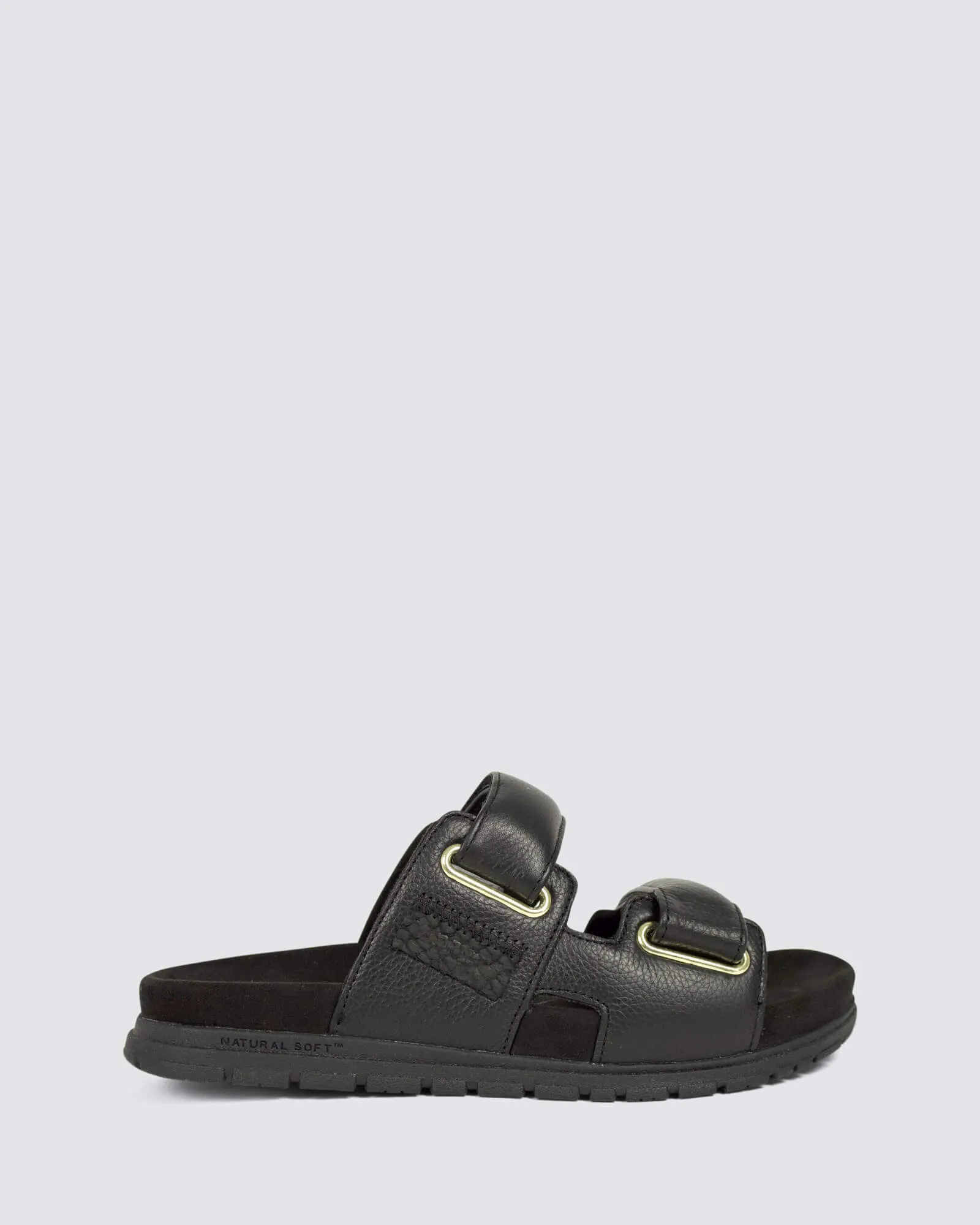 LISA SANDALS BLACK LEATHER