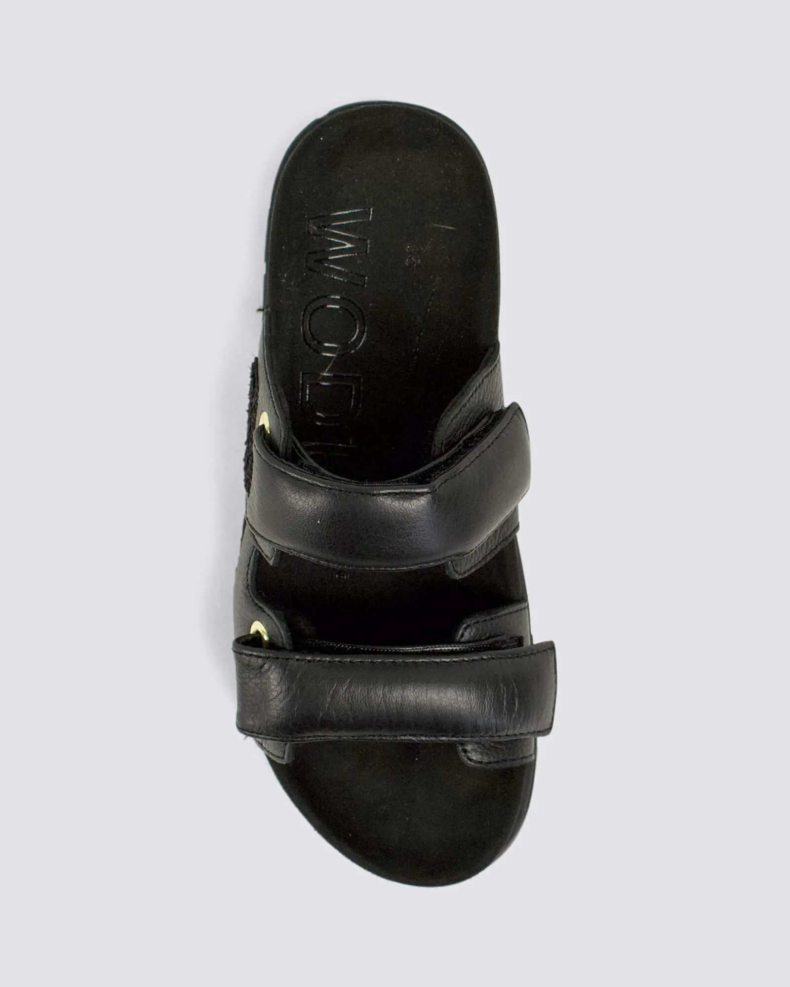 LISA SANDALS BLACK LEATHER