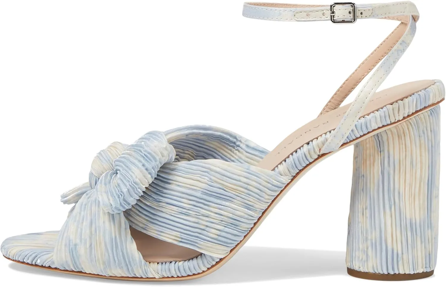 Loeffler Randall Women's Camellia Pleated Bow Heel with Ankle Strap