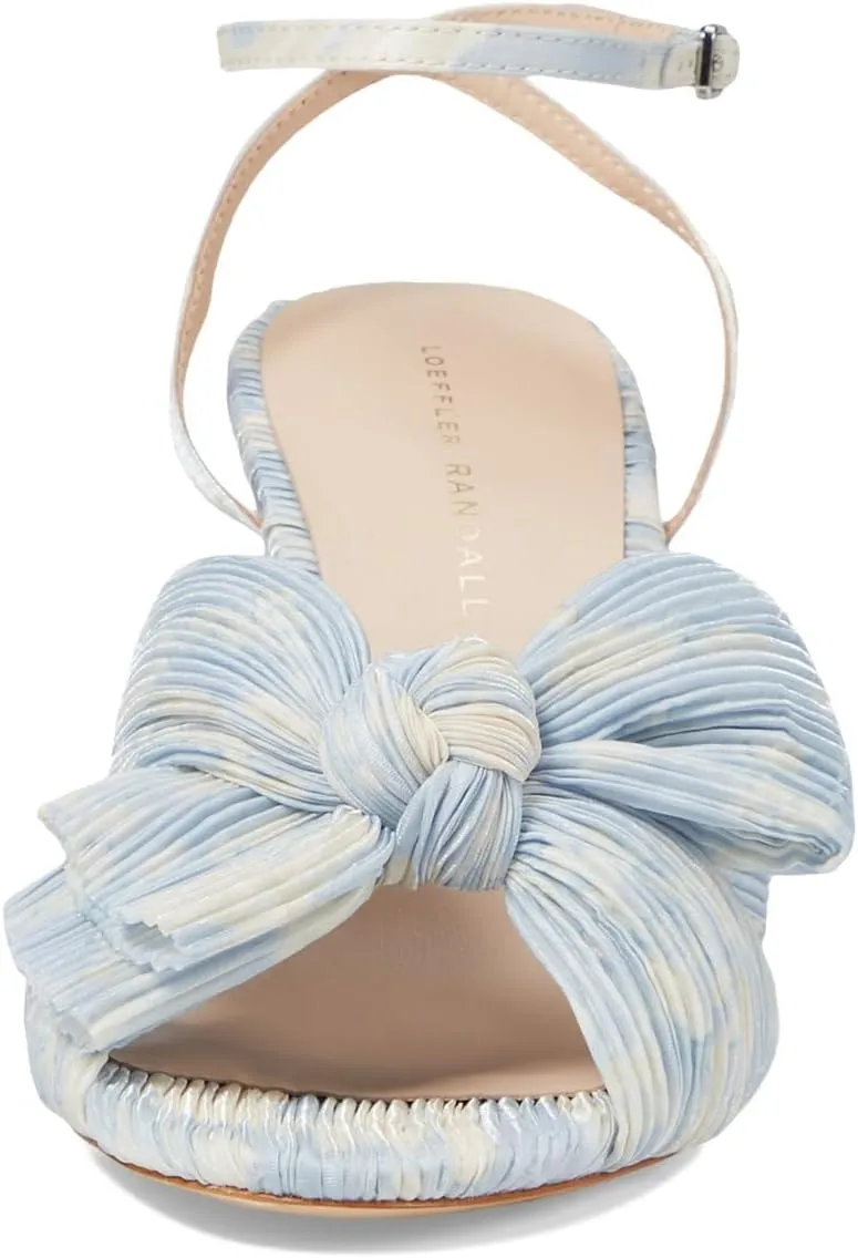 Loeffler Randall Women's Camellia Pleated Bow Heel with Ankle Strap