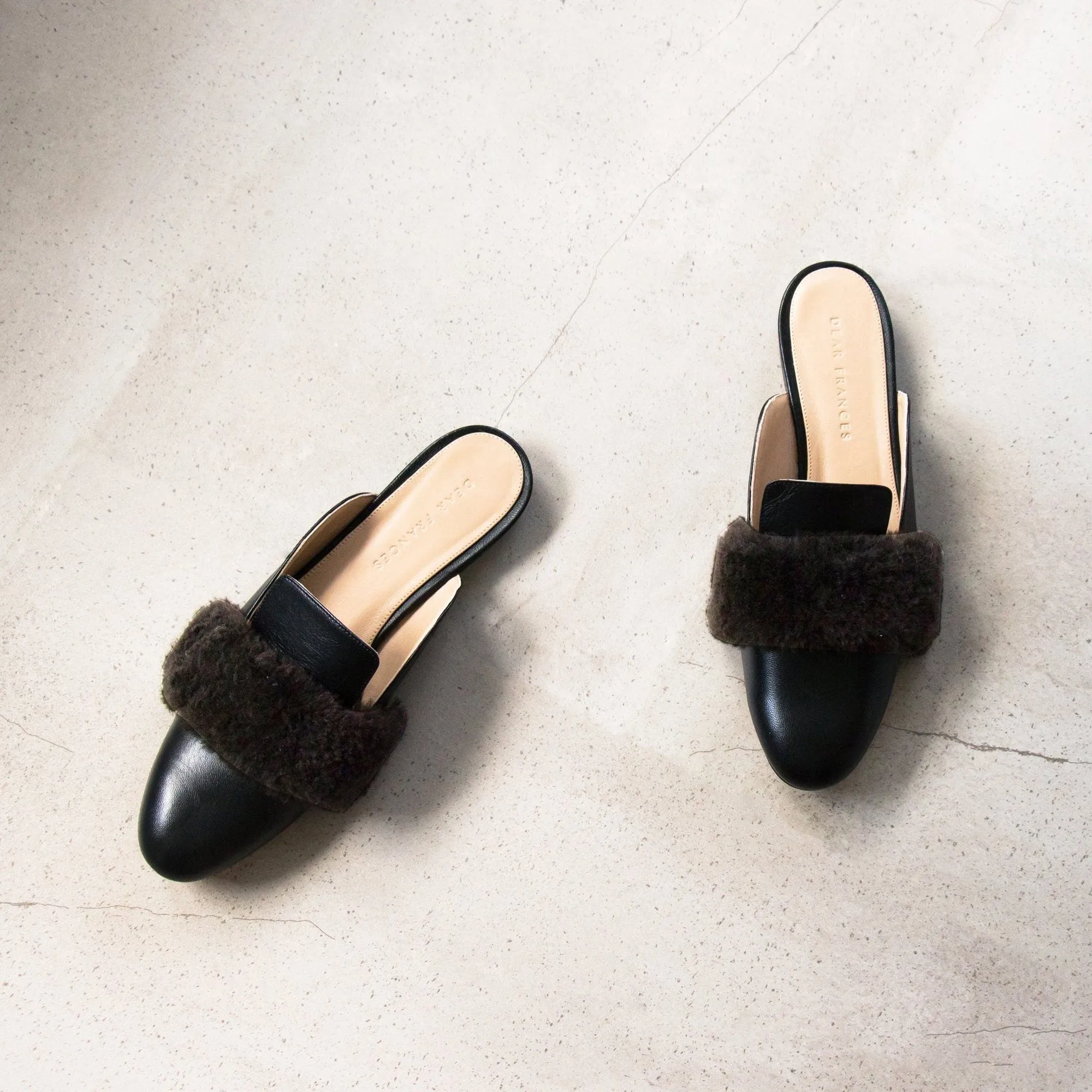 Lounge Loafer, Black Wool