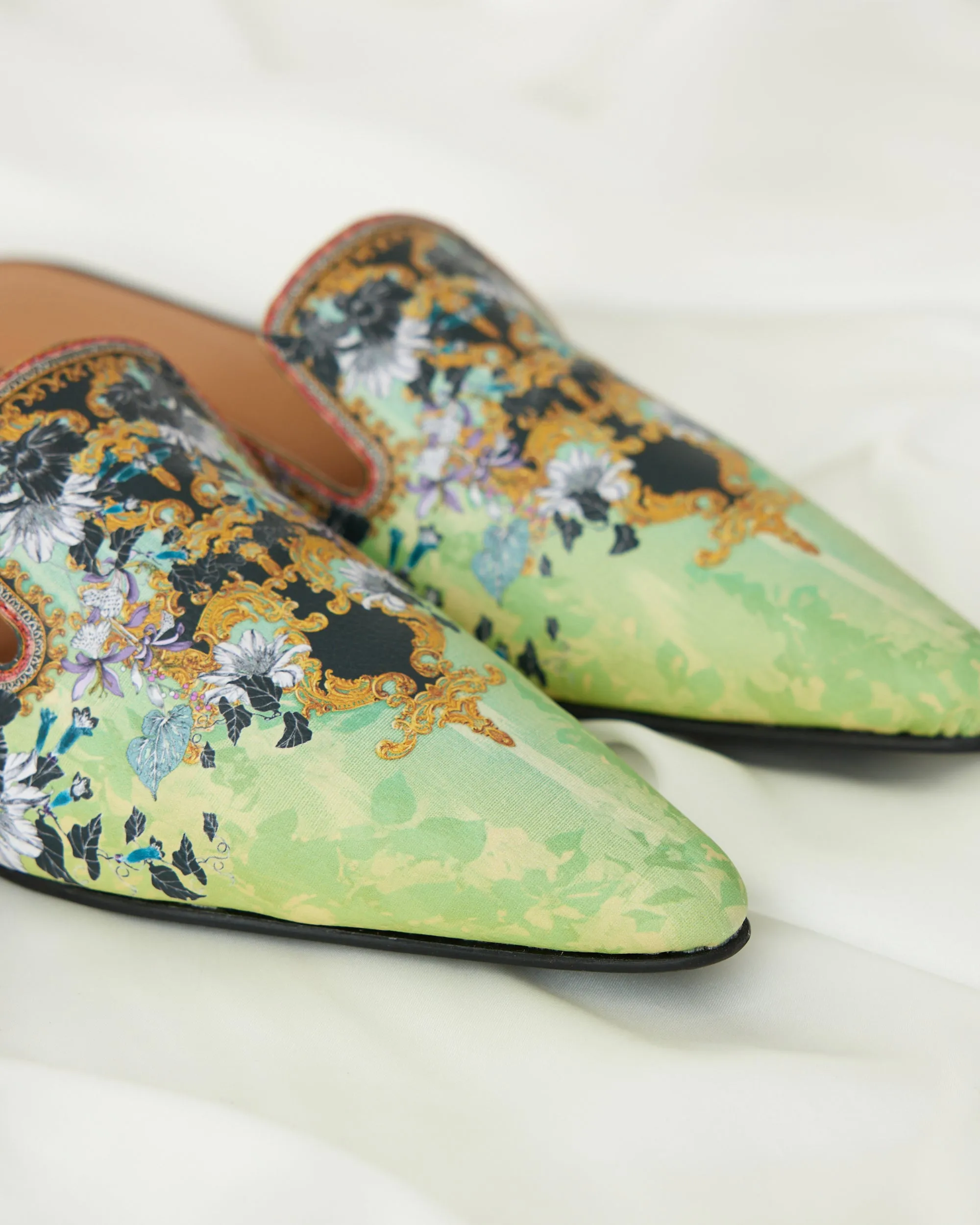 Love in Portofino (Maldives) - Mule : Aqua/Lime
