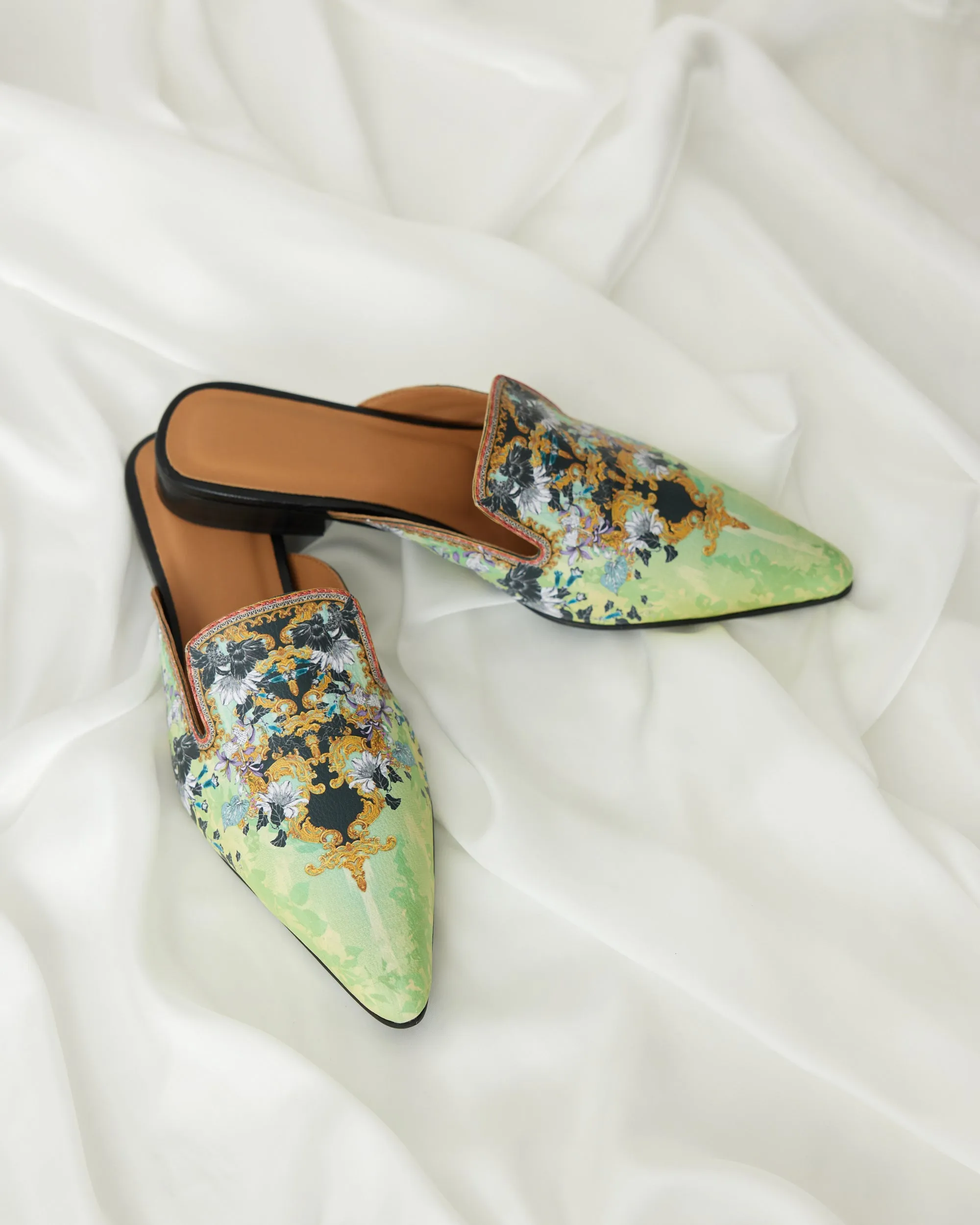 Love in Portofino (Maldives) - Mule : Aqua/Lime