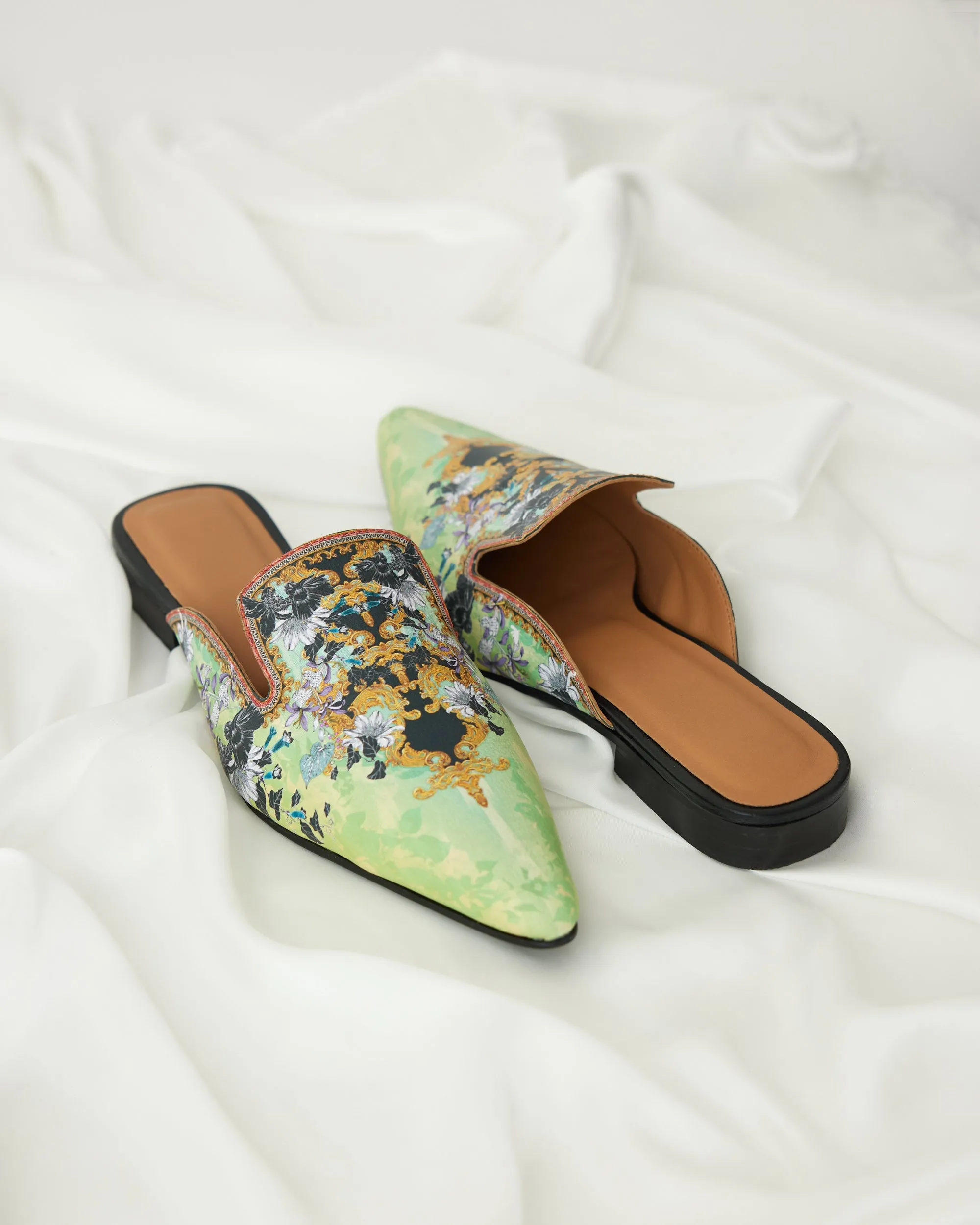 Love in Portofino (Maldives) - Mule : Aqua/Lime