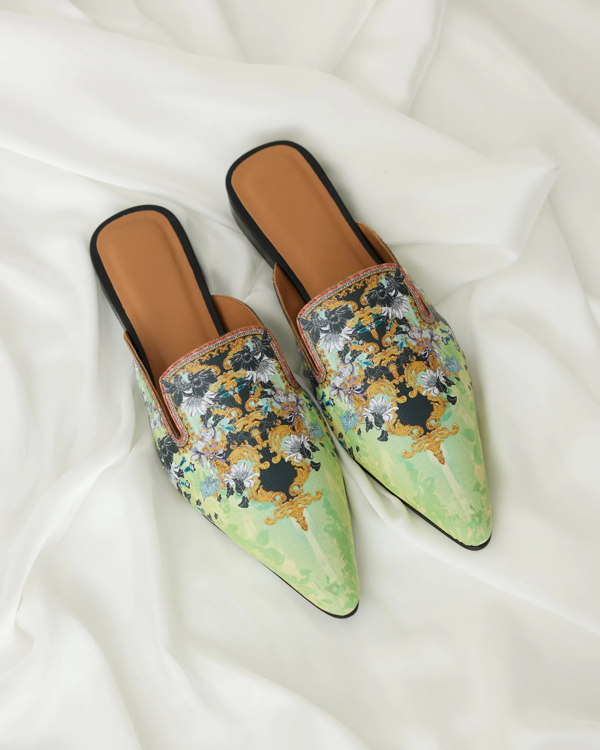 Love in Portofino (Maldives) - Mule : Aqua/Lime