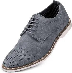 Marino Men's Oxfords Casual Dress Shoes - Comfortable and Breathable Premium Leather Shoe with Rubber Sole