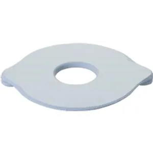 Marlen GN-45 Compact Flat All-Flexible Mounting Ring Faceplate, Green Neoprene Rubber, 3-3/4 inch x 3-1/8 inch, Specify Hole Size, One Ring
