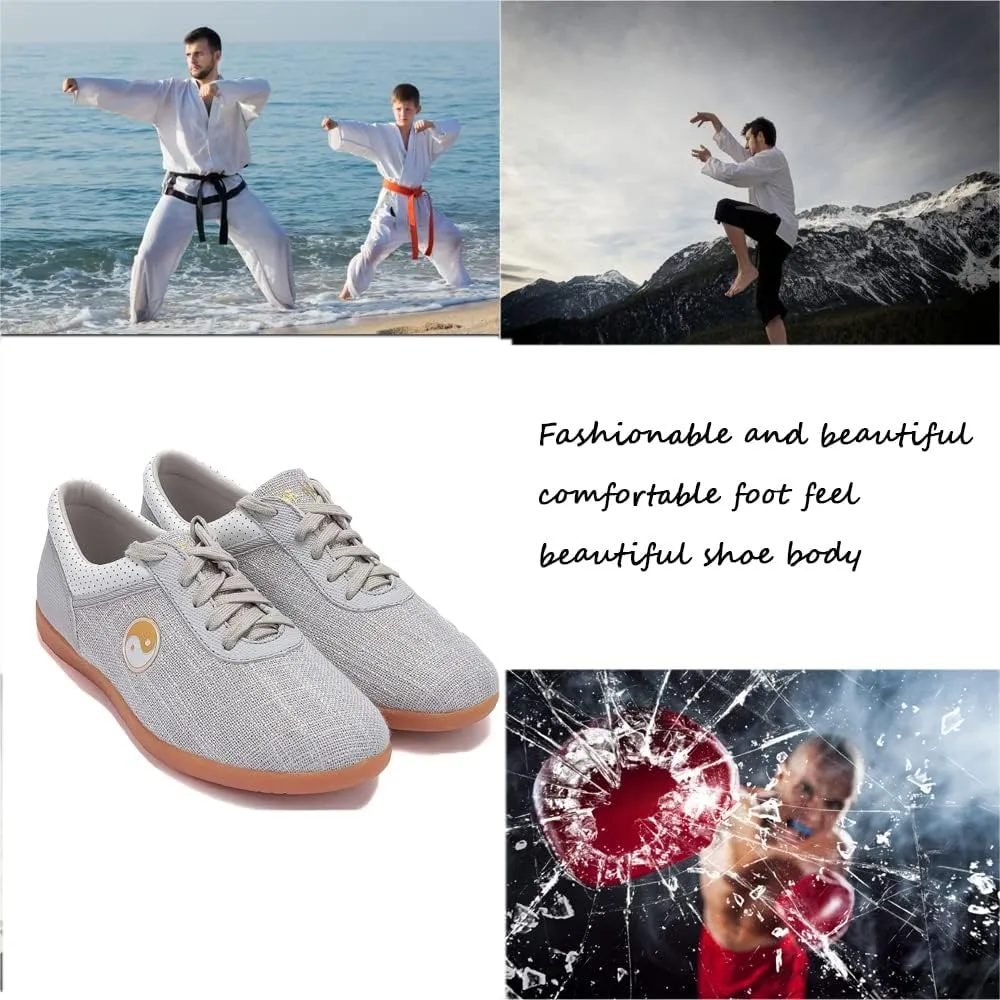 Martial Arts Kung Fu Taekwondo Training Shoes,Unisex's Low-Top Martial Arts Taekwondo Karate Training Shoes Trainers,
