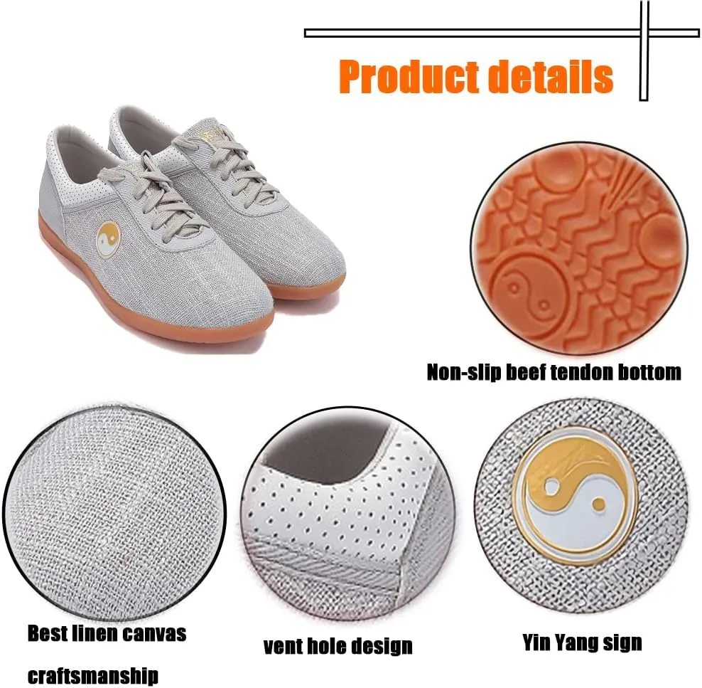 Martial Arts Kung Fu Taekwondo Training Shoes,Unisex's Low-Top Martial Arts Taekwondo Karate Training Shoes Trainers,