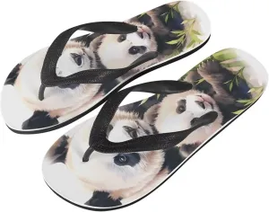 Men American Flag Flip Flop Sandal, Daisy Classic Thongs Sandals for Beach Men's Comfortable Flip Flops Sandals