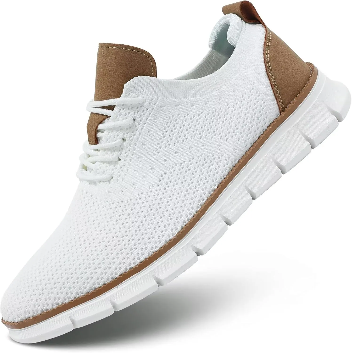 Mens Business Oxford Shoes Mesh Casual Sneakers Lightweight Breathable Work Office Dress Shoes Comfortable Walking Trainers for Men