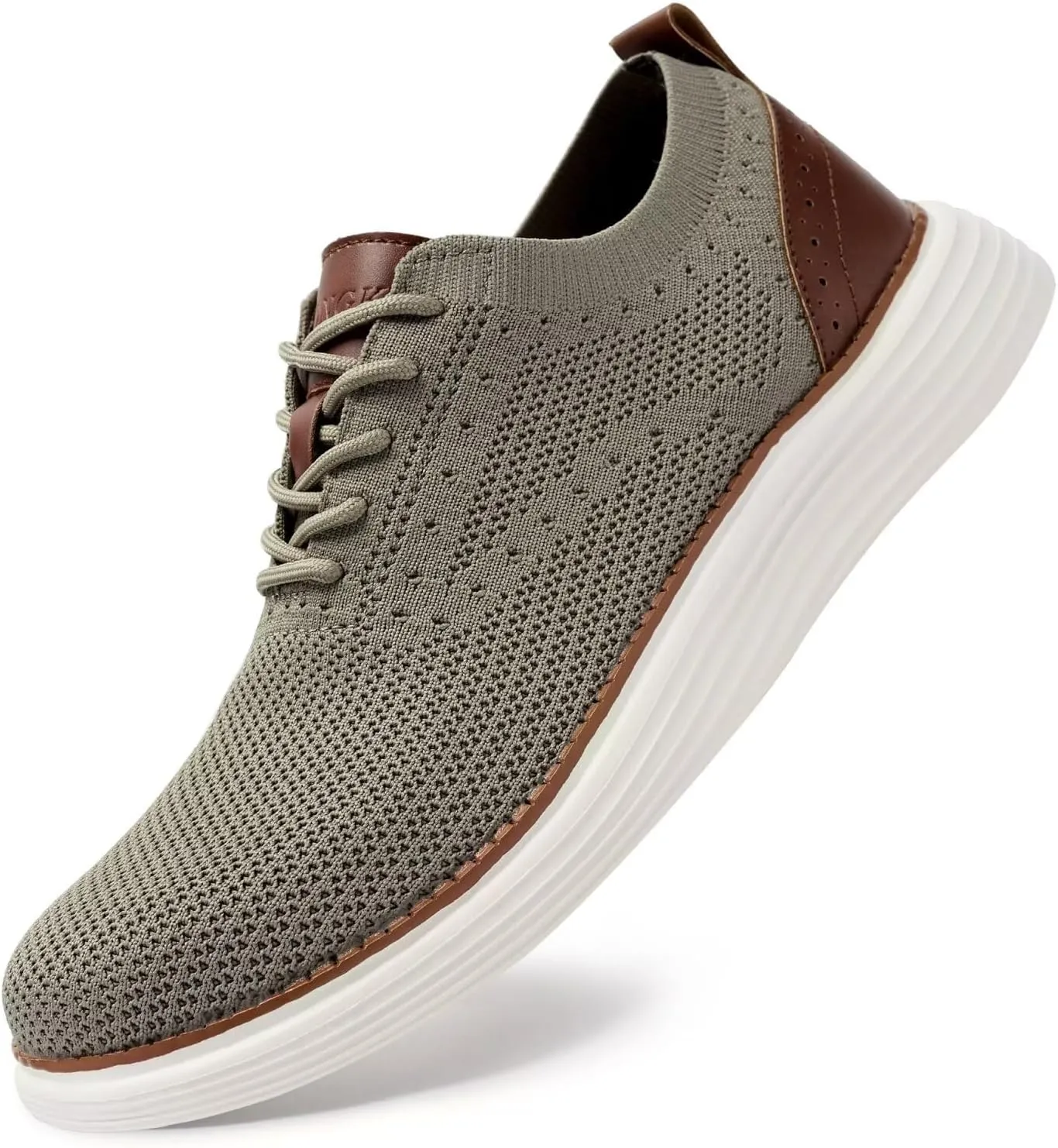 Men's Casual Dress Oxfords Shoes Mesh Lightweight Breathable Fashion Sneakers Business Walking Shoes