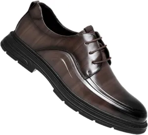 Mens Classic Formal Oxford Lace-up Patent Leather Tuxedo Wedding Hands Free Business Dress Shoes