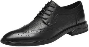 Mens Classic Formal Oxford Lace Up Shoes Patent Leather Tuxedo Wedding Business Dress Shoes Round Toe Comfortable Elegant Classic Non Slip Party
