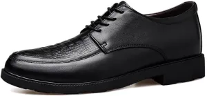 Men's Comfortable Tuxedo Dress Shoes Mens Casual Business Formal Derby Shoes Classic Lace-up Oxfords
