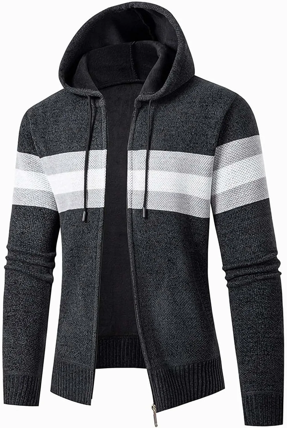 Mens Hoodies Soft Hooded Sweatshirts Training Long Sleeve Hoodies Casual Zip Up Hoodies Fall Pullover